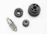 Gear set, transmission (includes 18T, 25T input gears, 13T idler gear (steel), 35T output gear, M3x13.75 screw pin)