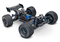 [Motor] Traxxas XRT 4WD - kasasız şasi, mavi amortisörler, motor ve ESC