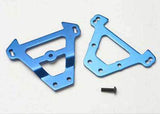 Bulkhead tie bars, front &amp; rear (blue-anodized aluminum)