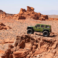 [Action] Axial SCX6 Jeep JLU Wrangler 1/6 - kaya tepesinde