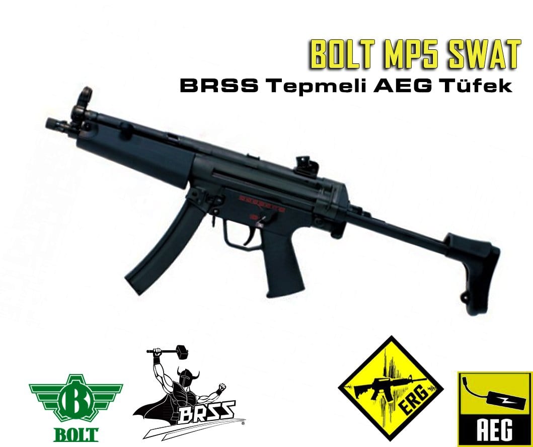 BOLT MP5 SWAT BRSS AEG with Amplified Recoil System