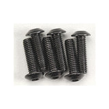 Screws, 4x14mm button-head machine (hex drive) (6)