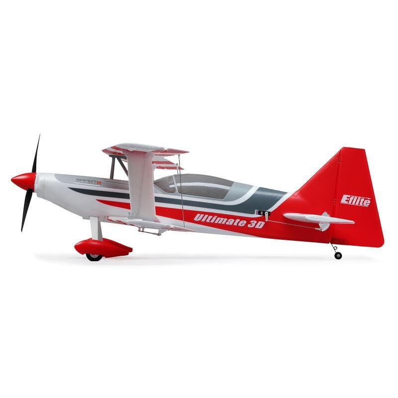 [Dış] E-Flite Ultimate 3D Smart BNF - Stüdyo yan profil görünümü, çift kanat yapısı