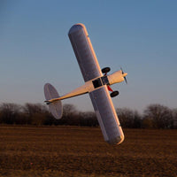 [Havada] Hangar 9 CubCrafters XCub 60cc ARF 116" - tarla üzerinde virajlı uçuş
