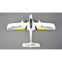 [Dış] HobbyZone Duet RTF - Üstten görünüm, Duet ve HobbyZone logosu
