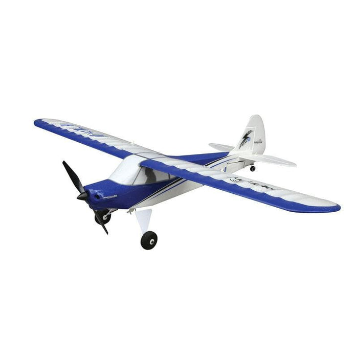 [Dış] HobbyZone Sport Cub S RTF - Stüdyo 3/4 ön görünüm, beyaz arka plan