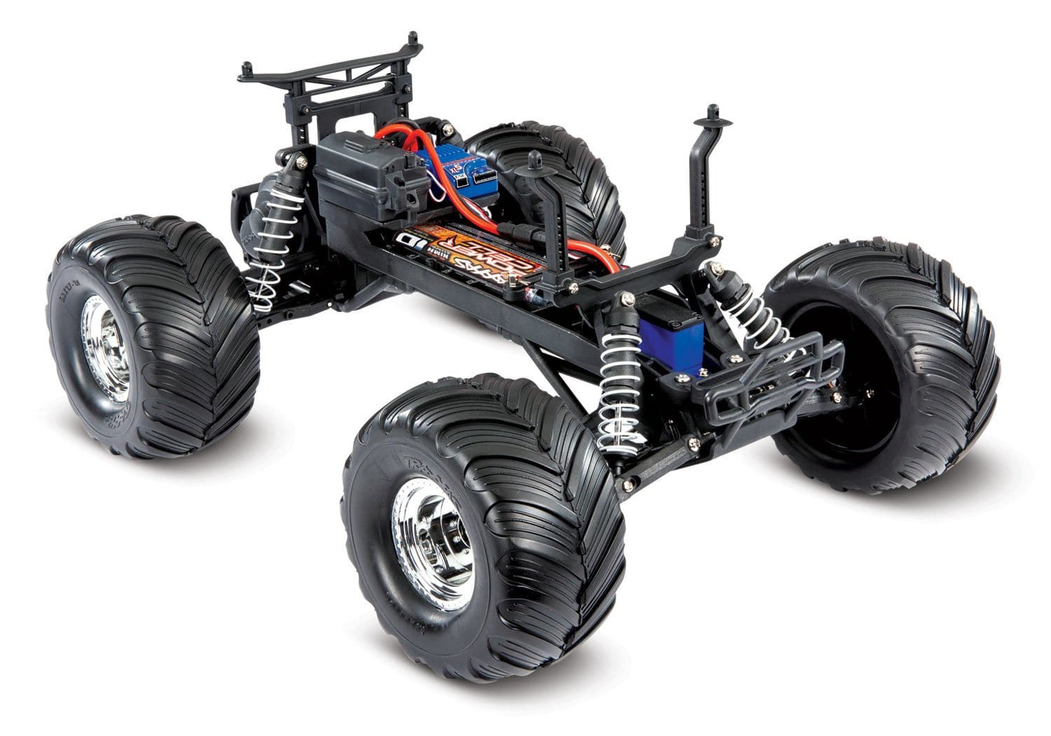[Motor] Traxxas Bigfoot No.1 - şasi mekanik yakın çekim, elektronik ve süspansiyon
