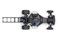 [Motor] Traxxas Drag Slash - şasi üstten görünüm, motor ESC ve kablo düzeni