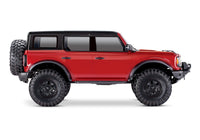 [Dış] Traxxas TRX-4 Bronco 2021 - kırmızı araç stüdyo tam yan profil