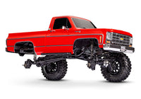 [Motor] Traxxas K10 Cheyenne - kırmızı araç altı, aks ve süspansiyon detayı